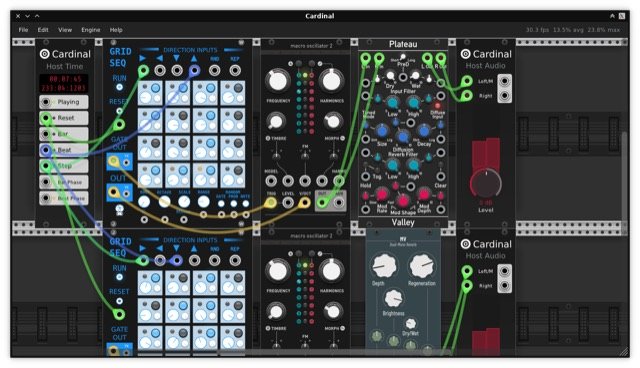 Cardinal by DISTRHO: plugin interface screenshot