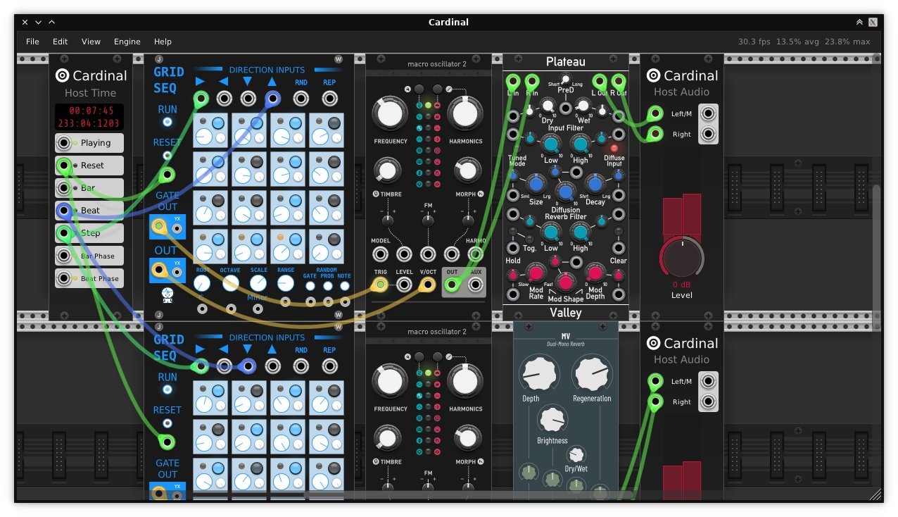Cardinal by DISTRHO: plugin interface screenshot