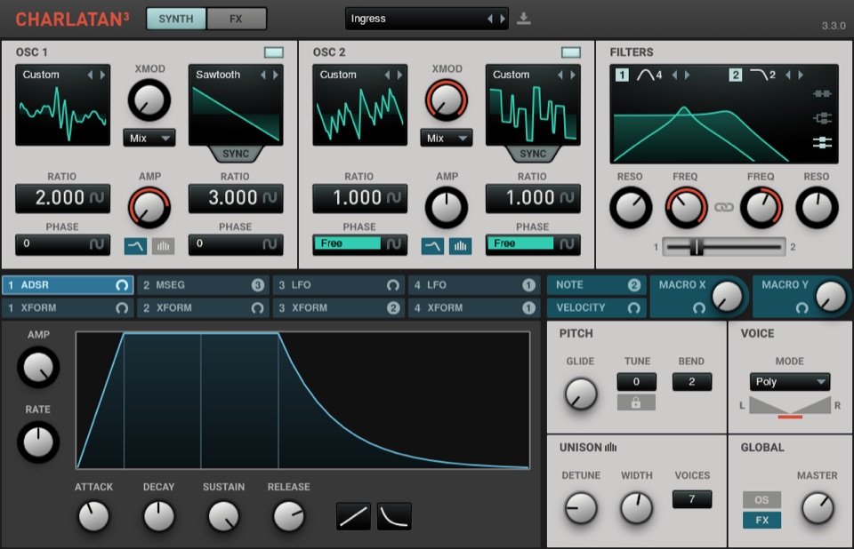 Charlatan by BlauKraut Engineering: plugin interface screenshot