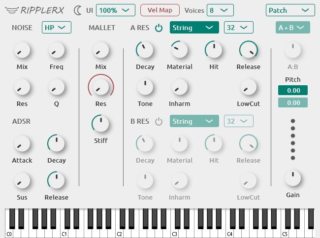 RipplerX by Tilr (tiagolr): plugin interface screenshot