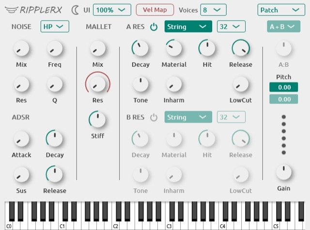 RipplerX by Tilr (tiagolr): plugin interface screenshot