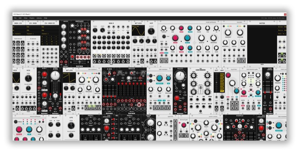 VCV Rack 2 Free by VCV: plugin interface screenshot