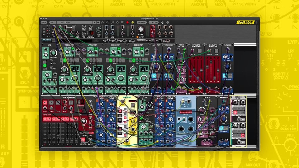 Voltage Modular Nucleus by Cherry Audio: plugin interface screenshot