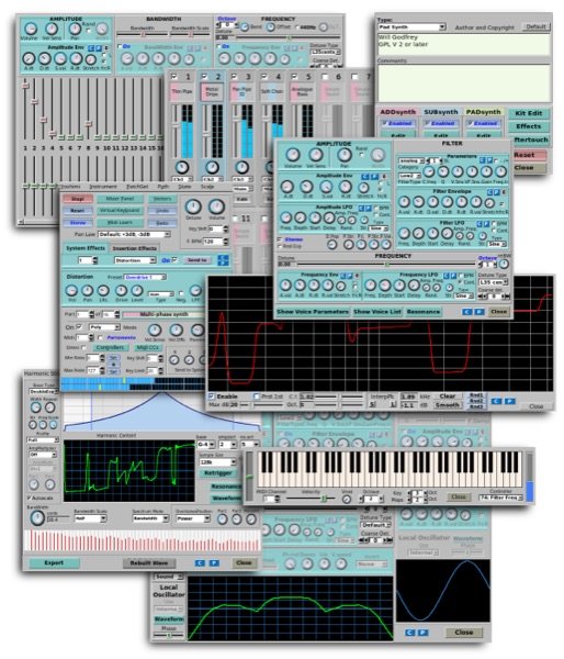 Yoshimi by Yoshimi project: plugin interface screenshot